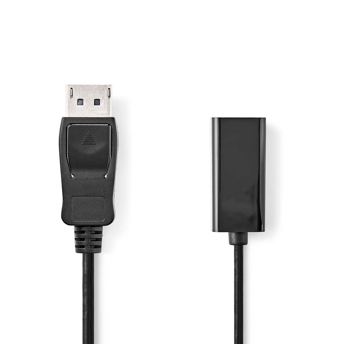 Displayport cable | DisplayPort Male | HDMI™ Output | 4K@30Hz | Nickel Plated | 0.20 m | Round | PVC | Black | Box
