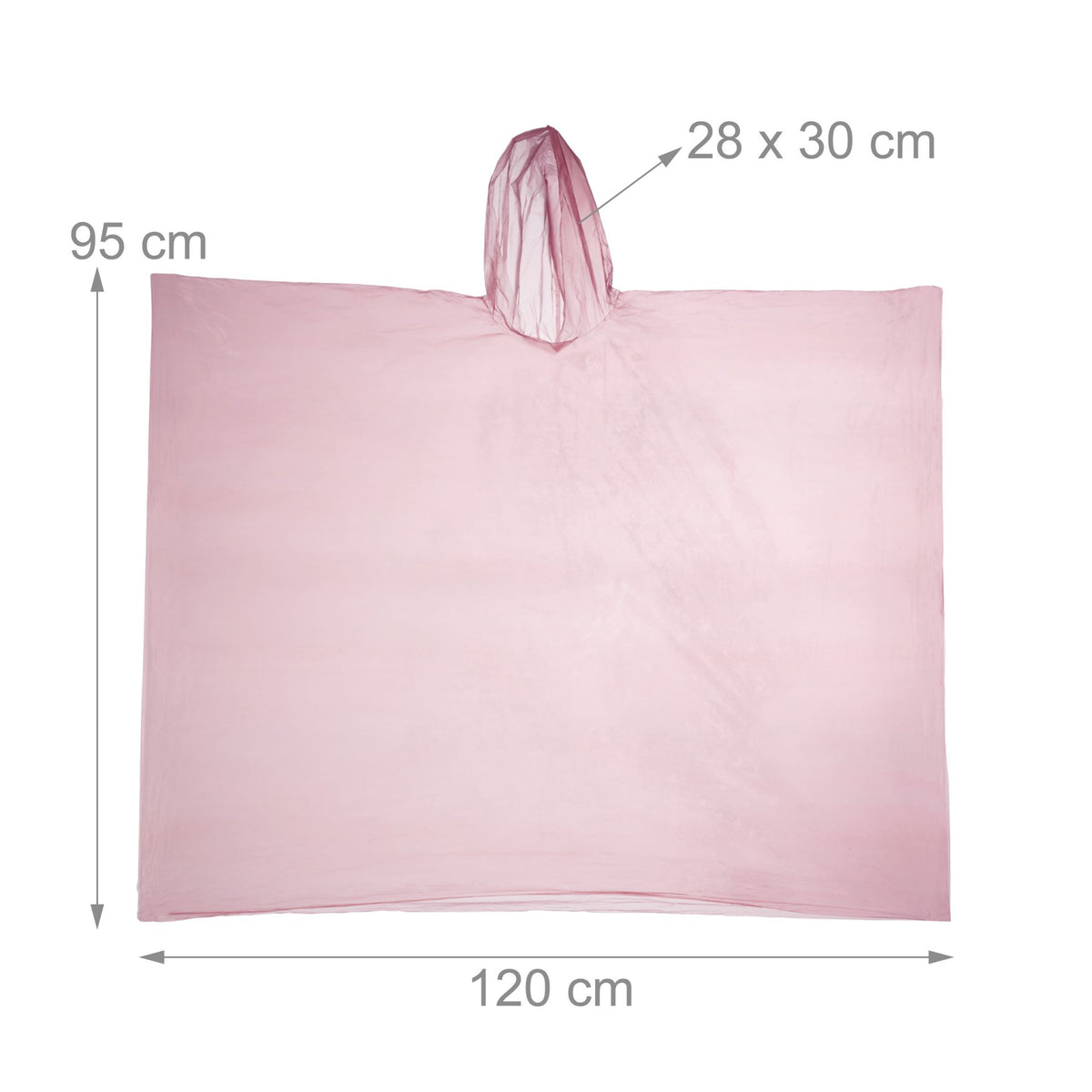 Disposable poncho set of 10