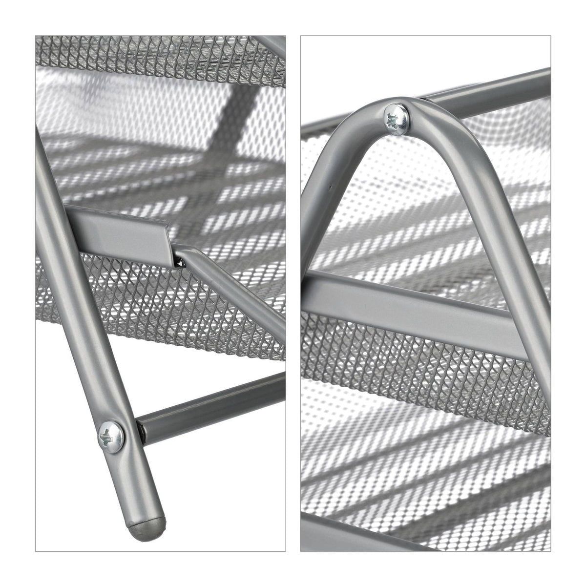 Document compartment in metal with 5 compartments