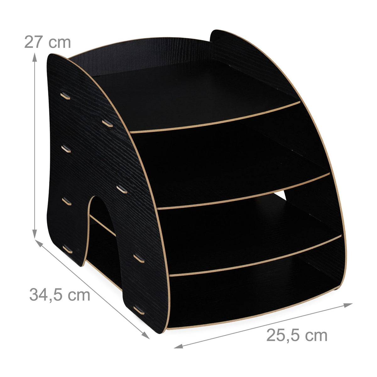 Document compartment with 4 compartments