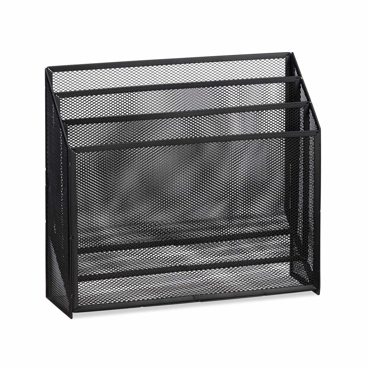 Document holder with 3 shelves
