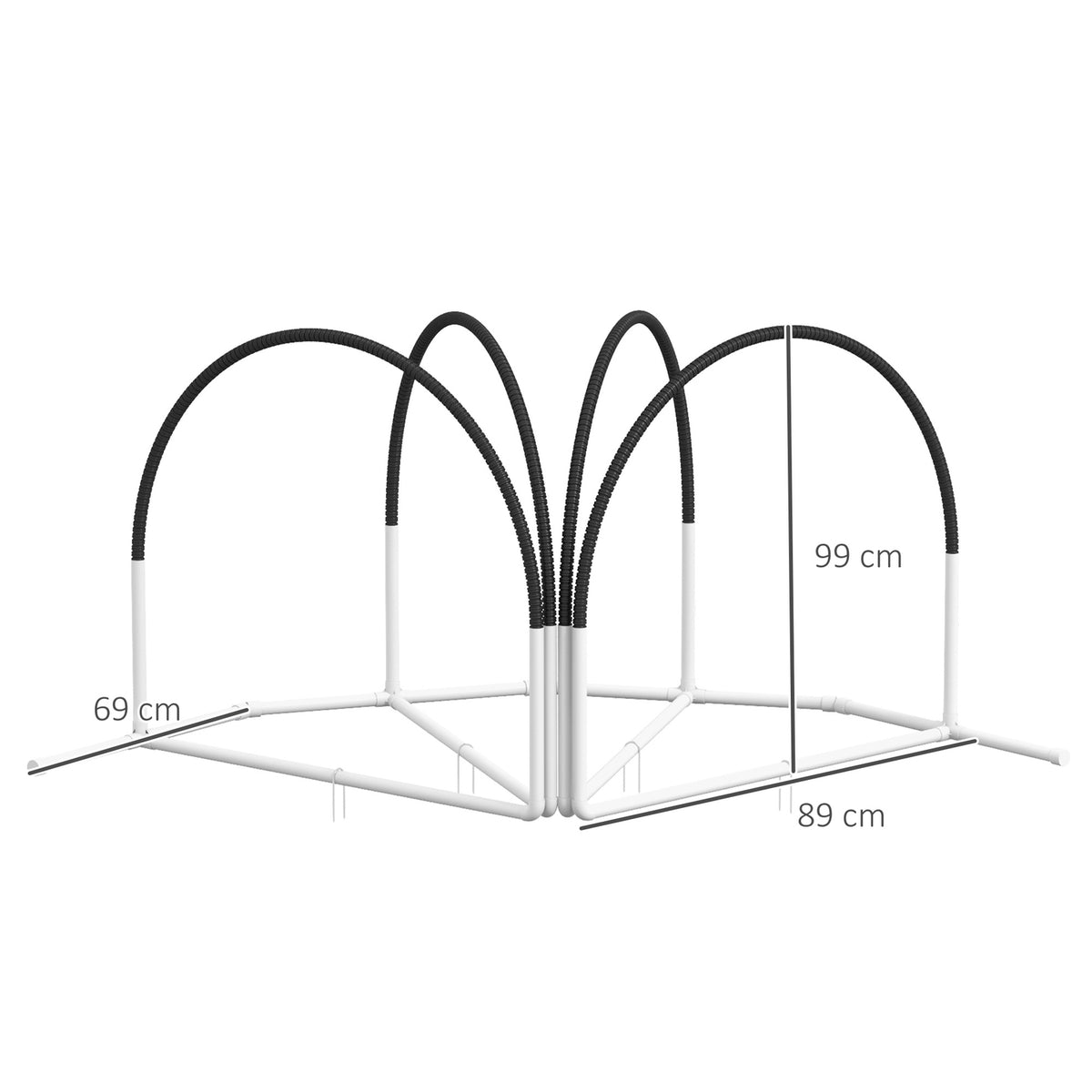 Dog Agility Set, Set Of 4 Dog Training With Slalom Poles, Agility Equipment For Dogs With Oxford Carry Bag, Black