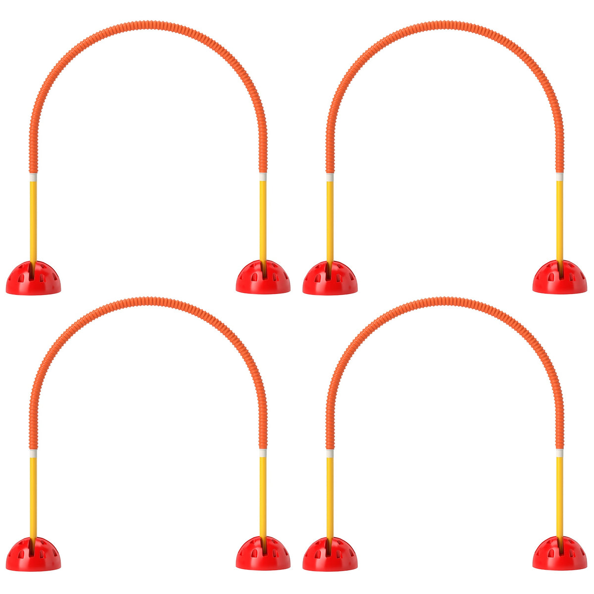 Dog Agility Training Set with 4 Adjustable Gates, Portable Bag