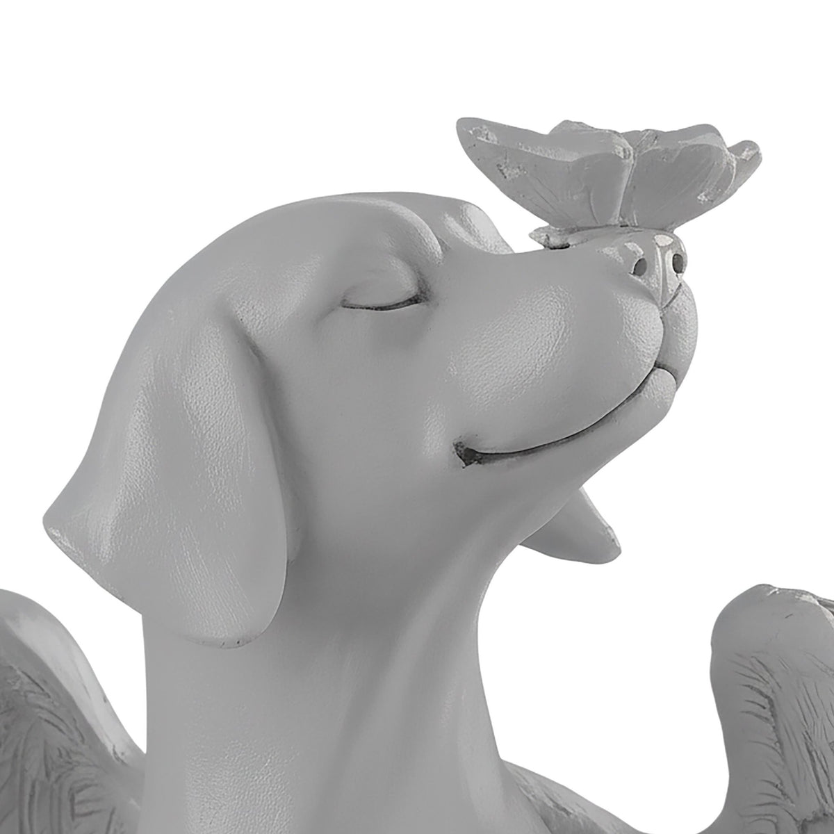 Dog Memorial Angel Statue – Weatherproof, Winged Design