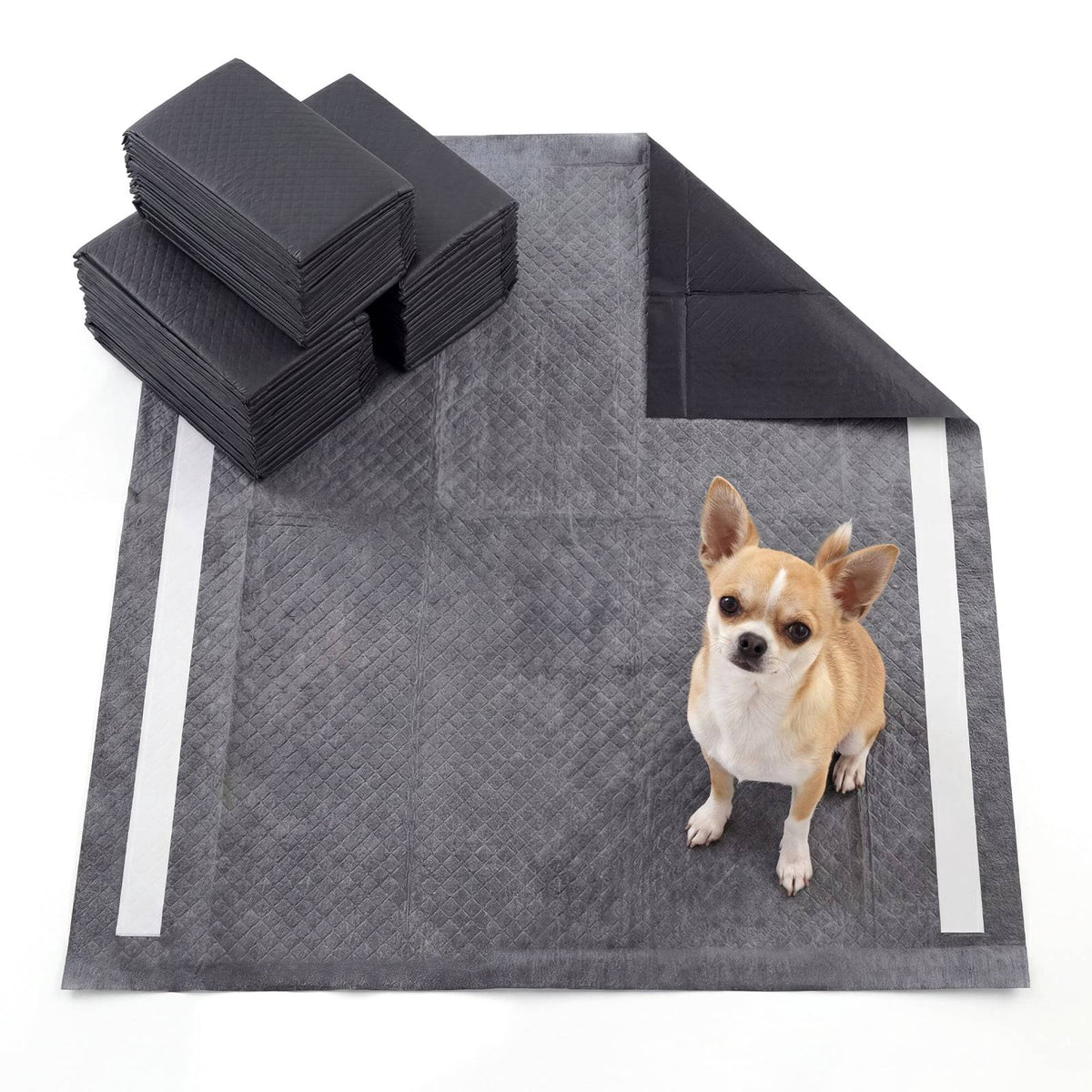 Dog Pee Pads, 150-Pack, 60x60 cm, 6-Layer Absorbent