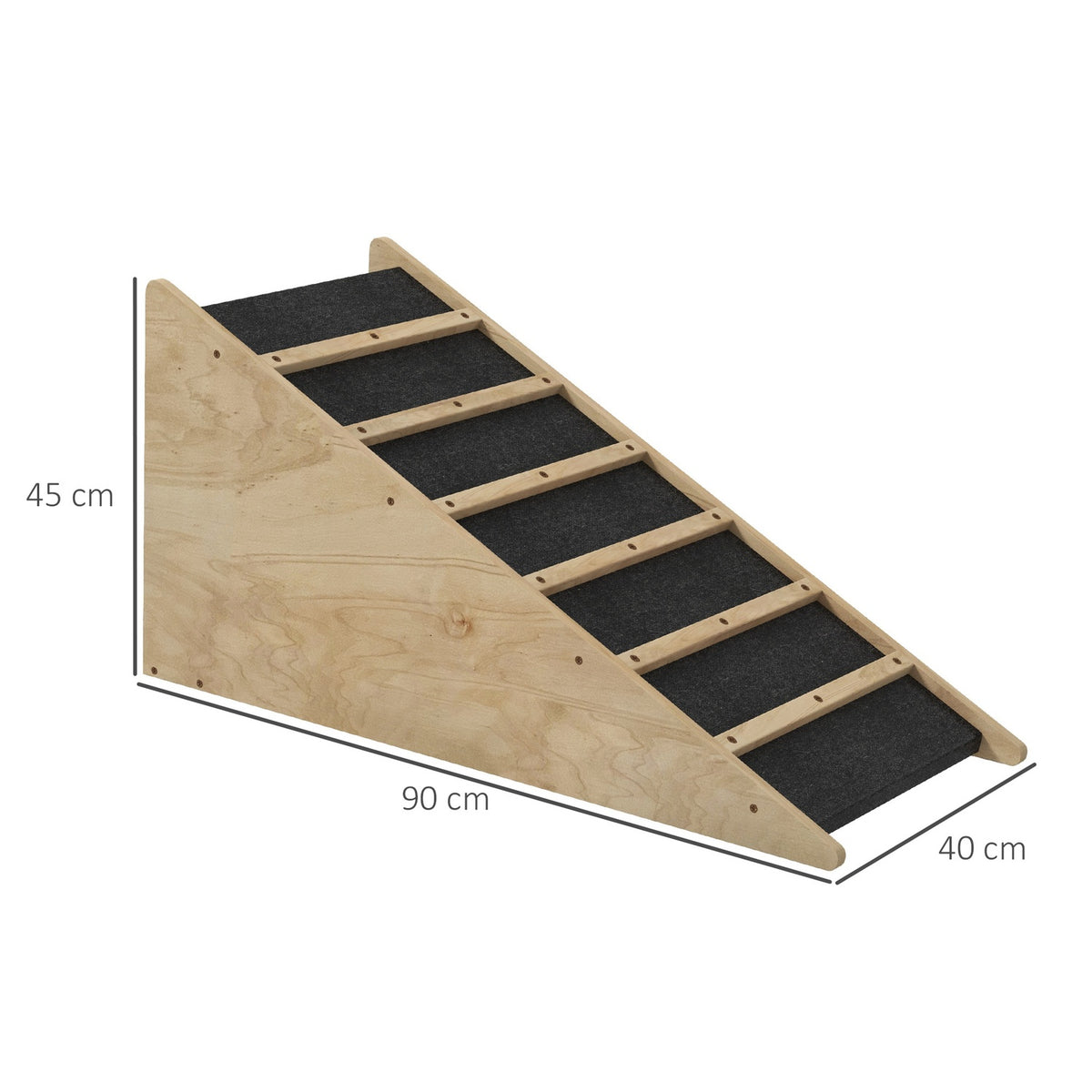 Dog Ramp Non-Slip Pet Ramp For Trunk, Entry Aid For Medium Dogs Up To 20Kg, 90X40X45Cm