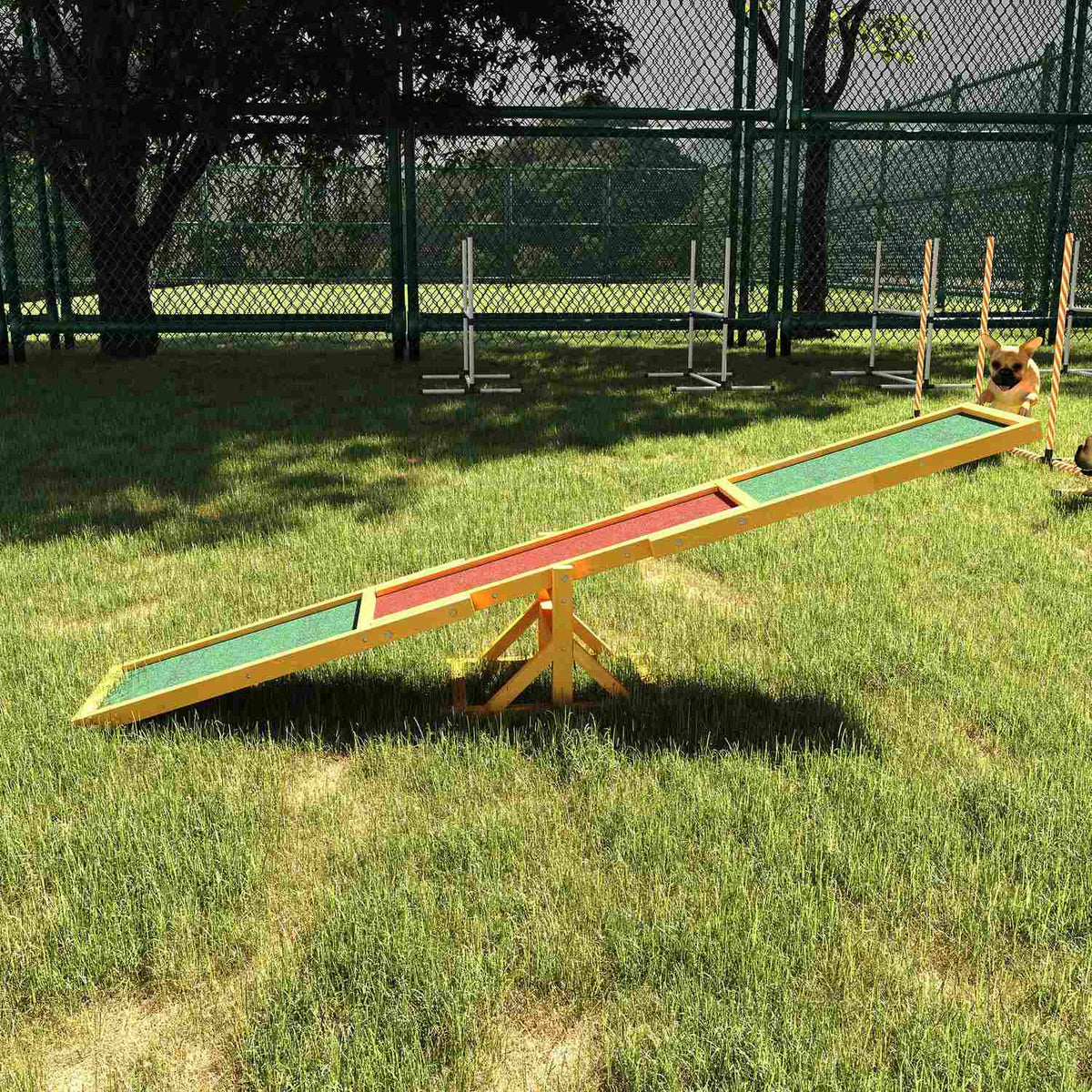 Dog Rocker Dog Agility Rocker Puppy Toy Dog Sports 180 X 30 X 30 Cm