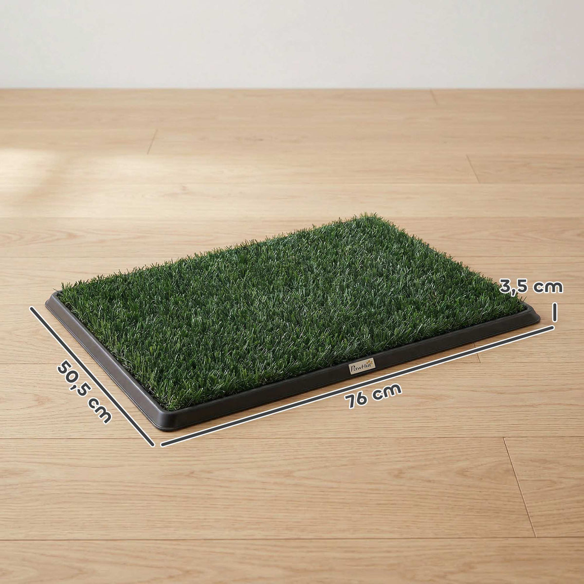Dog Toilet with Washable Artificial Grass, 76 x 50.5 cm