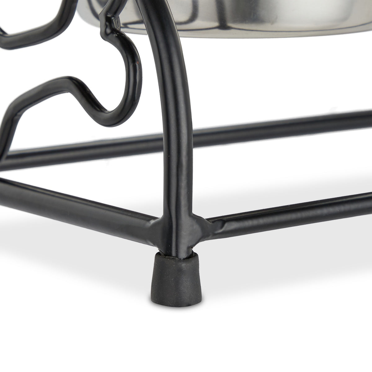 Dog bowl set with holder