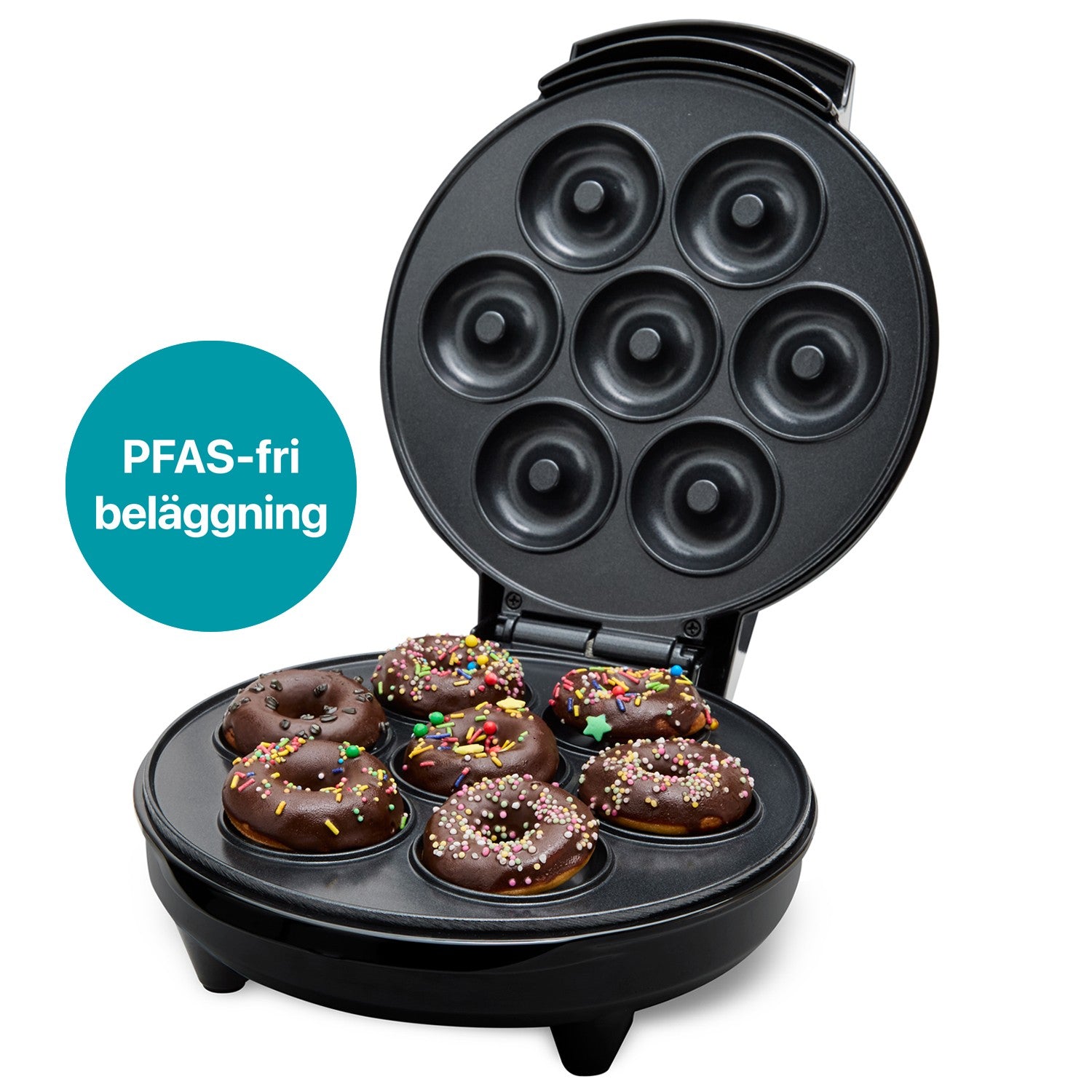 Donut Maker Ceramic 7 Donuts 700W DM400 Black