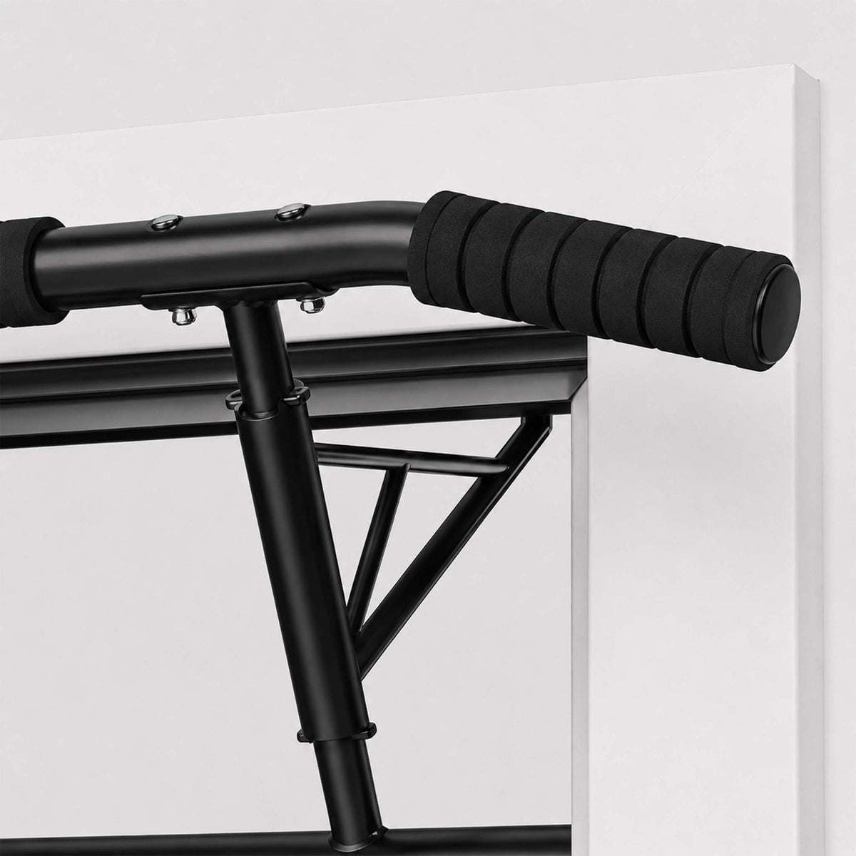 Door-Frame Pull-Up Bar, Non-Slip Foam Grips, 150kg Max Load