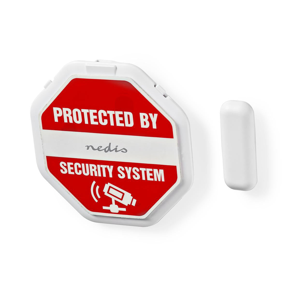 Door Window Alarm | Magnetic Sensor | Battery powered | 2x CR2032 | 85 dB| White