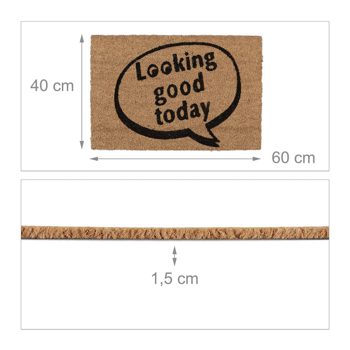 Doormat Coconut "Looking good today