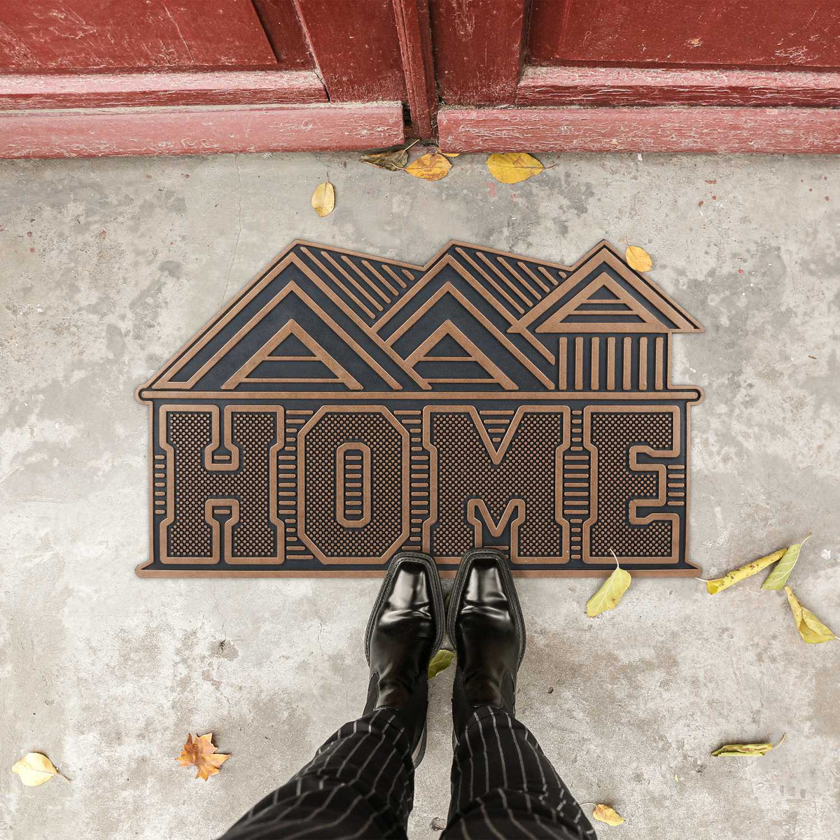 Doormat Rubber Home in copper