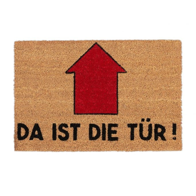 Doormat Saying There is the Door