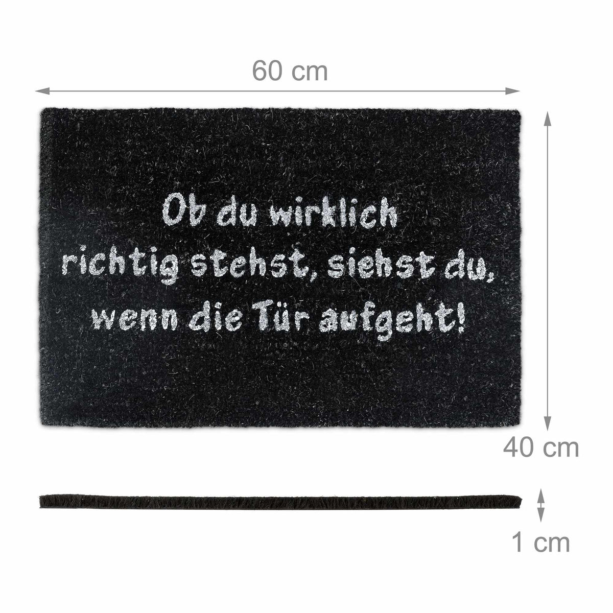 Door mat coconut SPRUCH