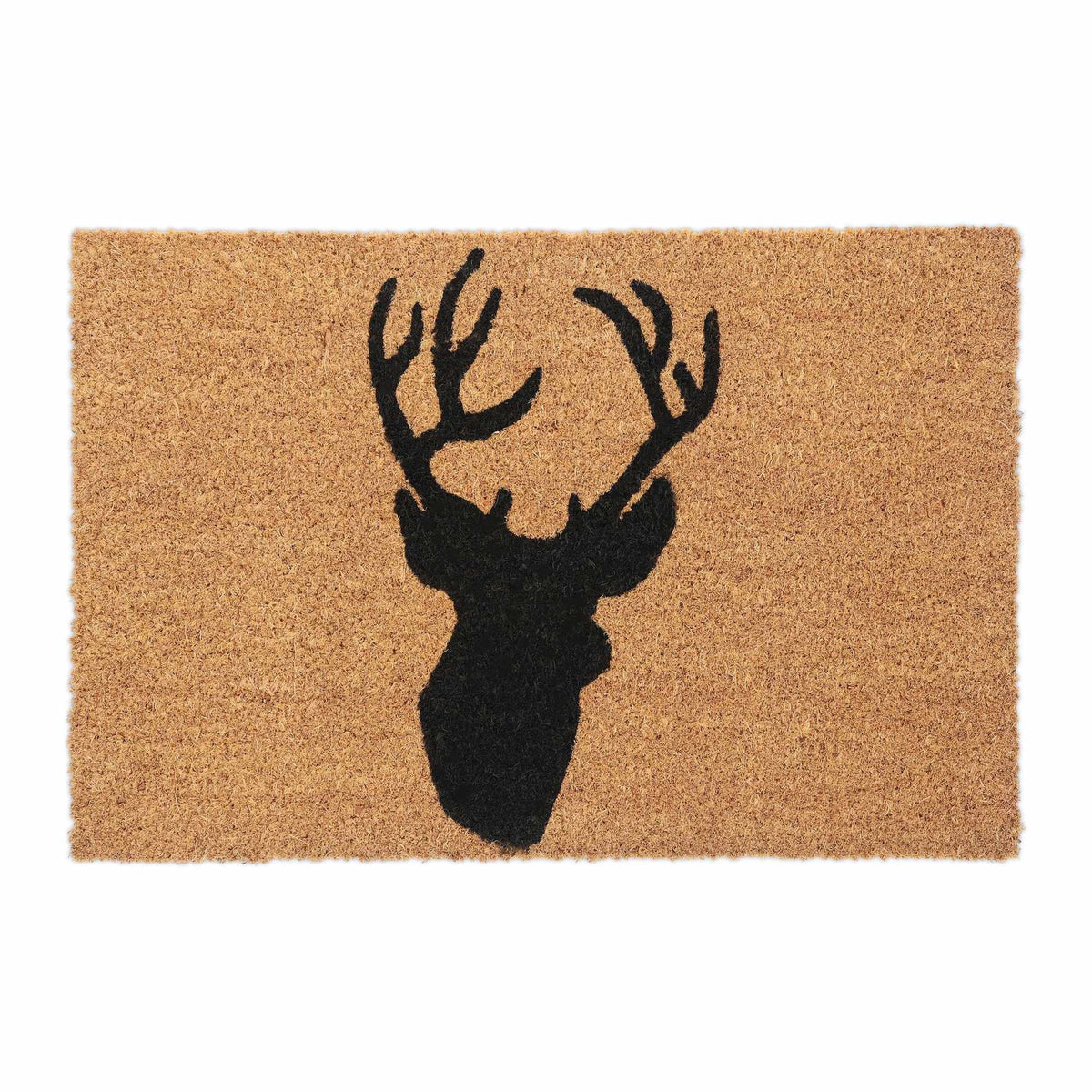 Door mat coconut fiber deer head