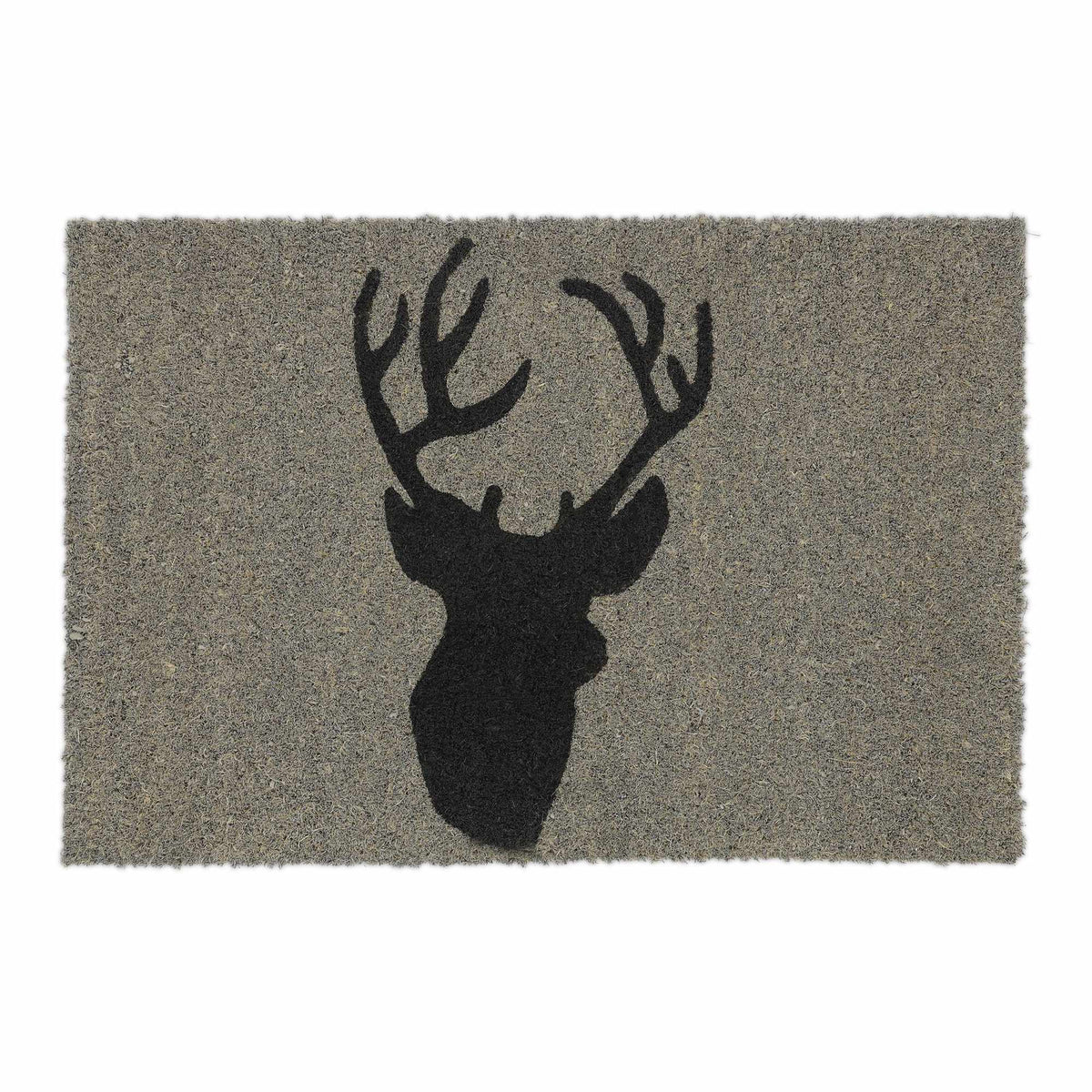 Door mat coconut fiber deer head