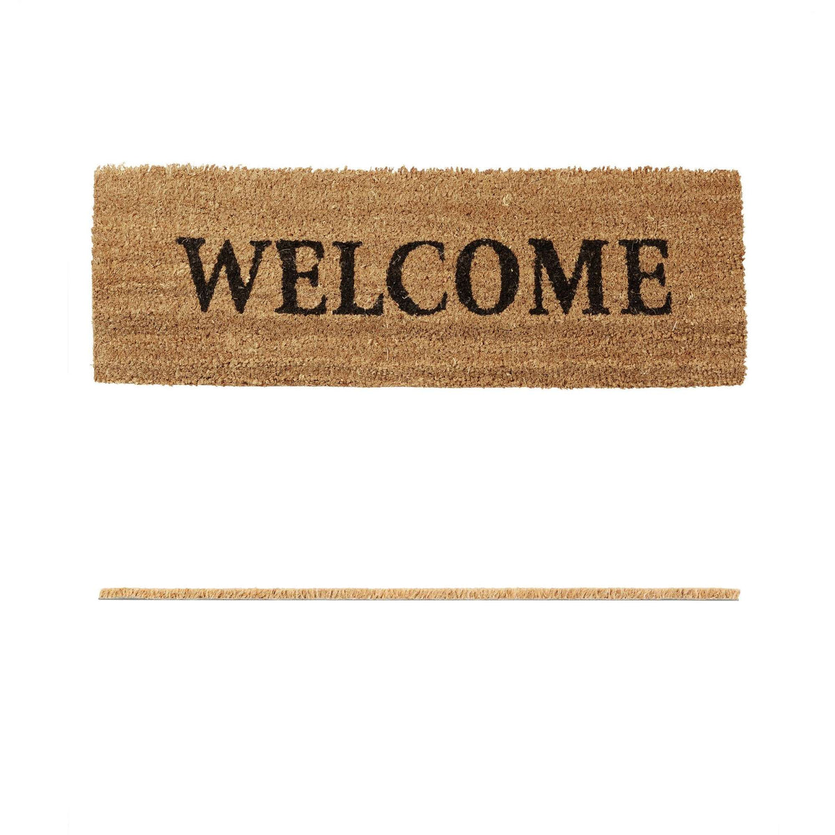 Door mat coconut fiber narrow "Welcome"