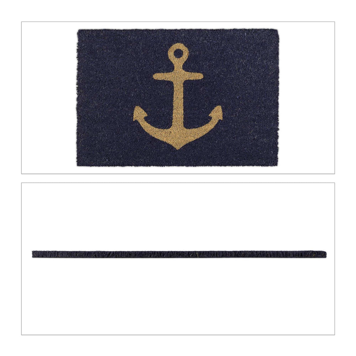 Doormat coconut fiber with anchor