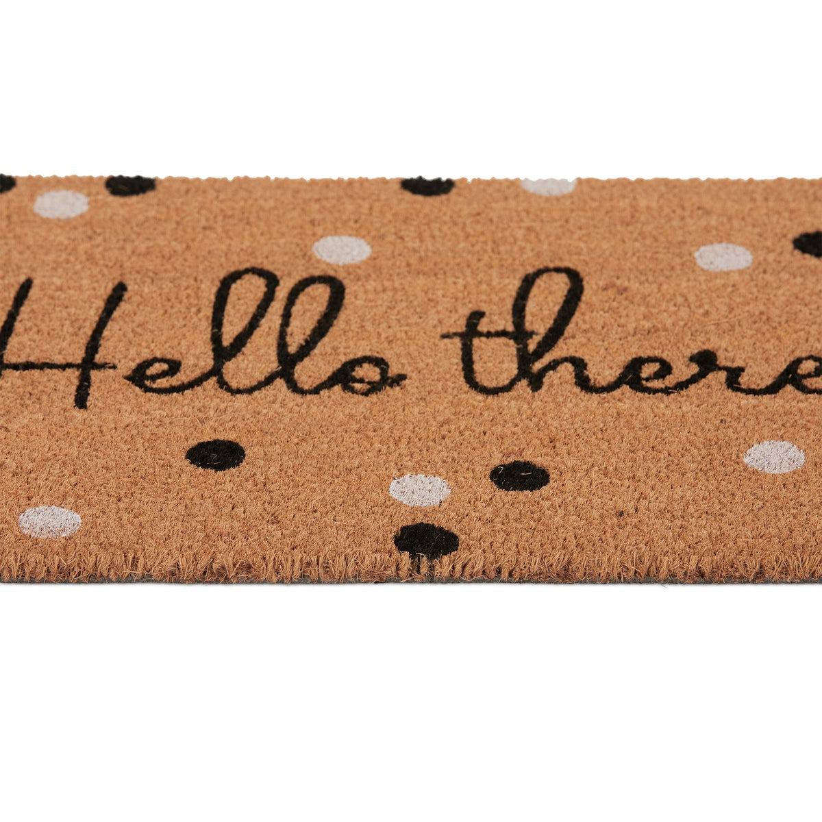 Door mat in coconut "Hello there"