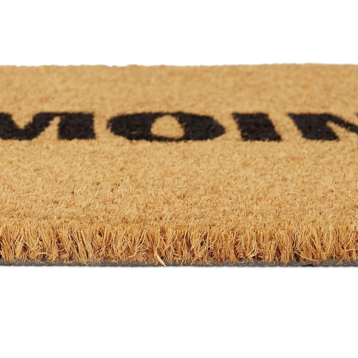 Door mat in coconut "Moin."