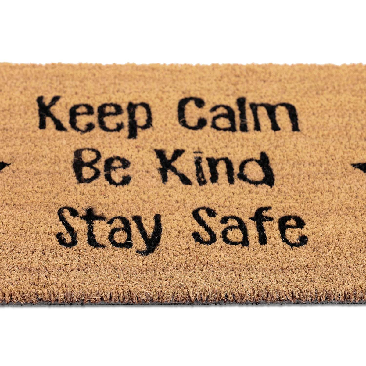 Door mat in coconut with sayings