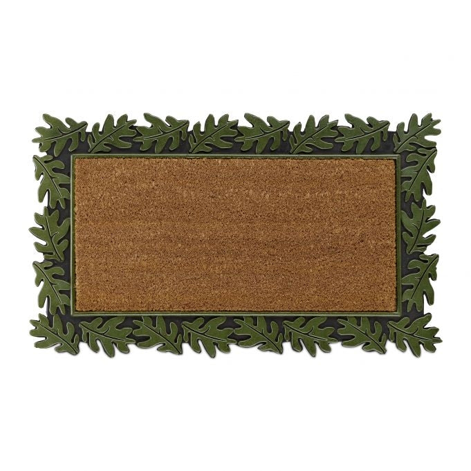 Door mat "leaf" rubber & coconut