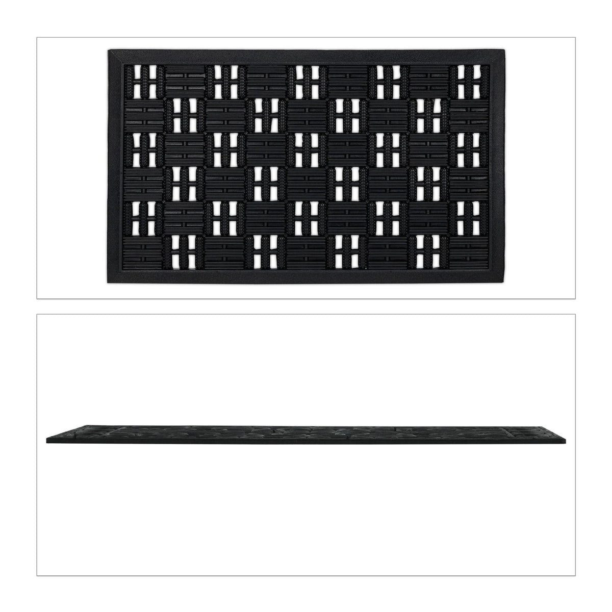 Door mat rubber grid