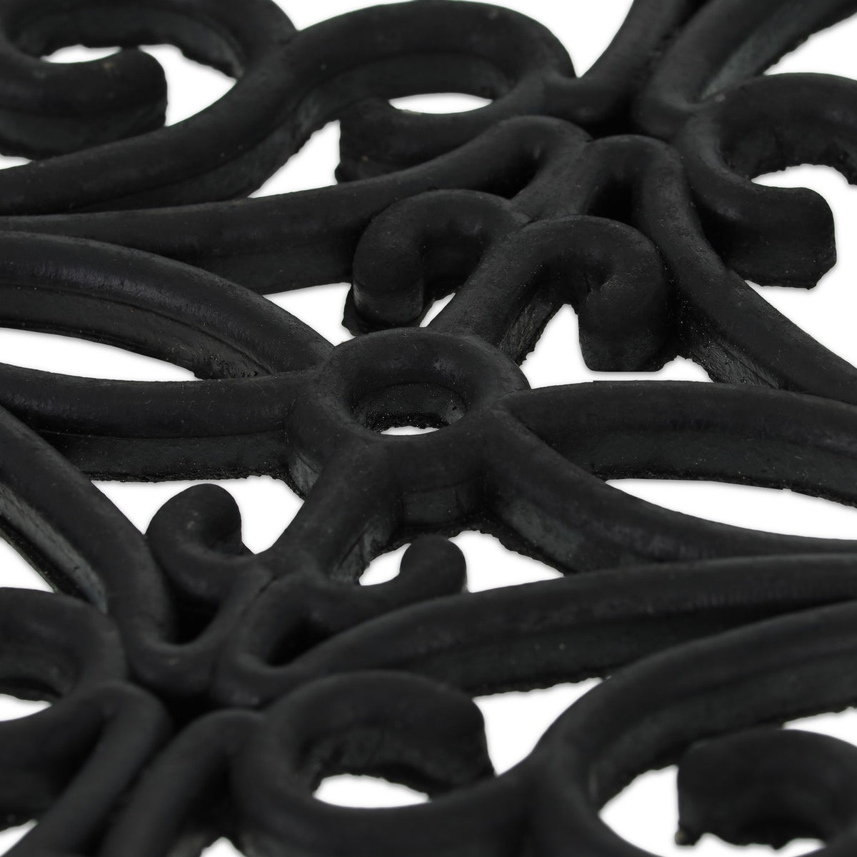 Door mat rubber ornament oval