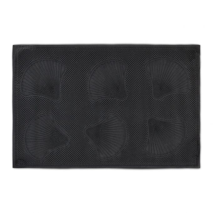 Door mat rubber with shells