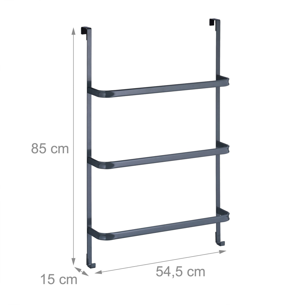 Door towel rail for hanging
