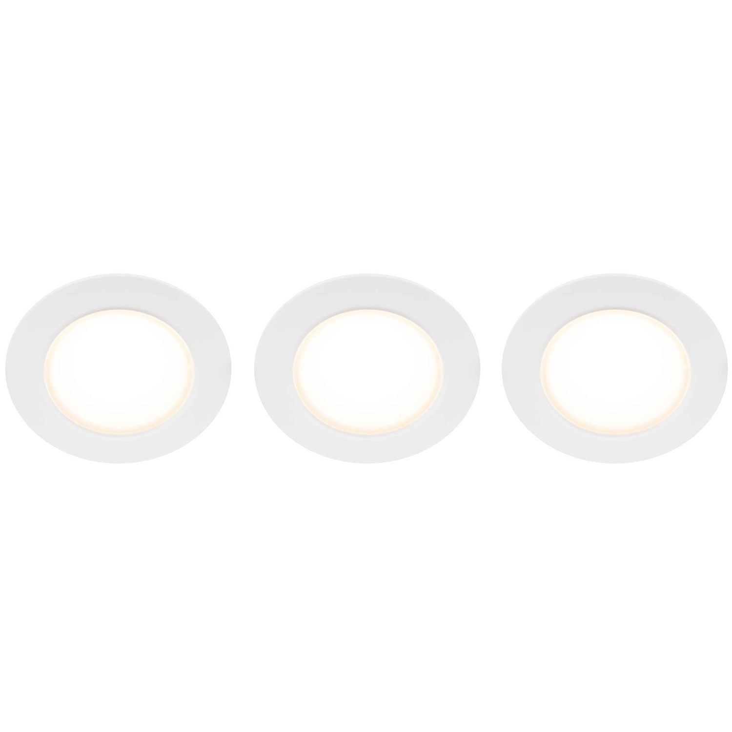 Doris 230V Dimmable downlight spotlight 3000K 400lm IP65 3-pack White