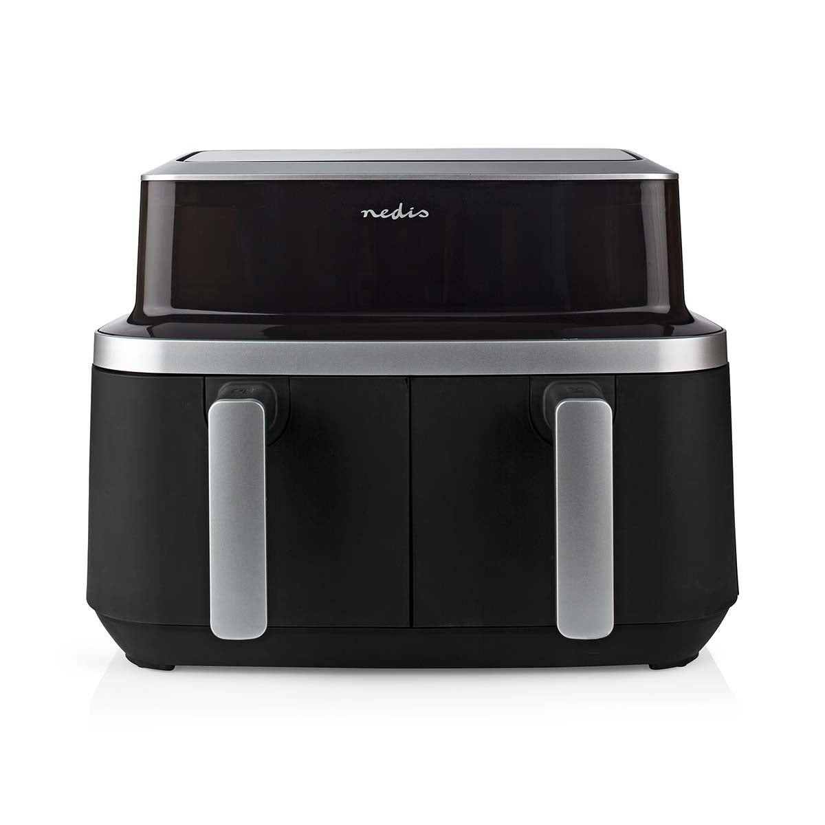 Double Hot Air Fryer | 2x4.2 l | Timer: 60 min | Number of preset programs: 10 | Digital | Black