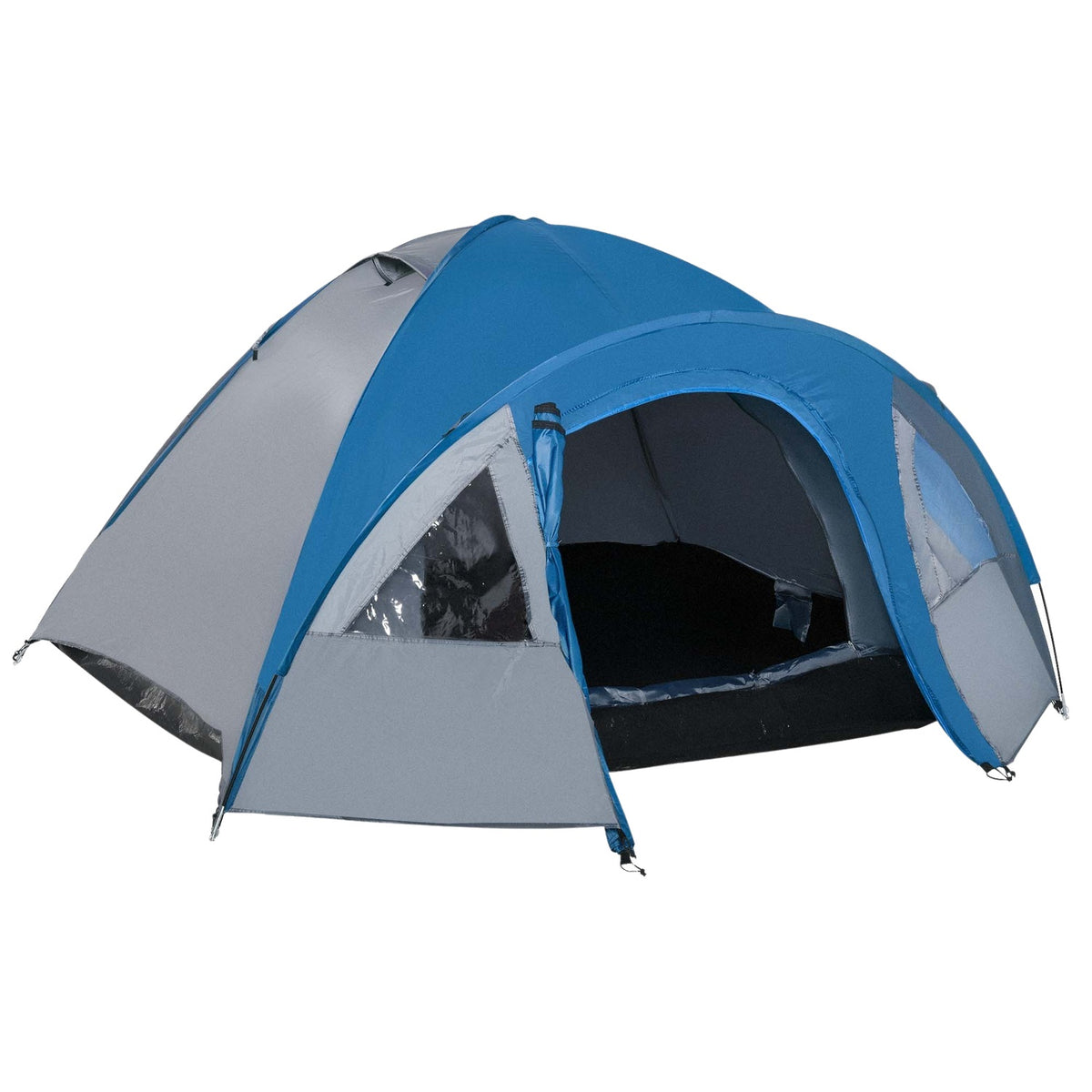 Double Wall Tent Dome Tent Outdoor Igloo For 4 Persons 4 Seasons Waterproof With Mosquito Net Carry Bag