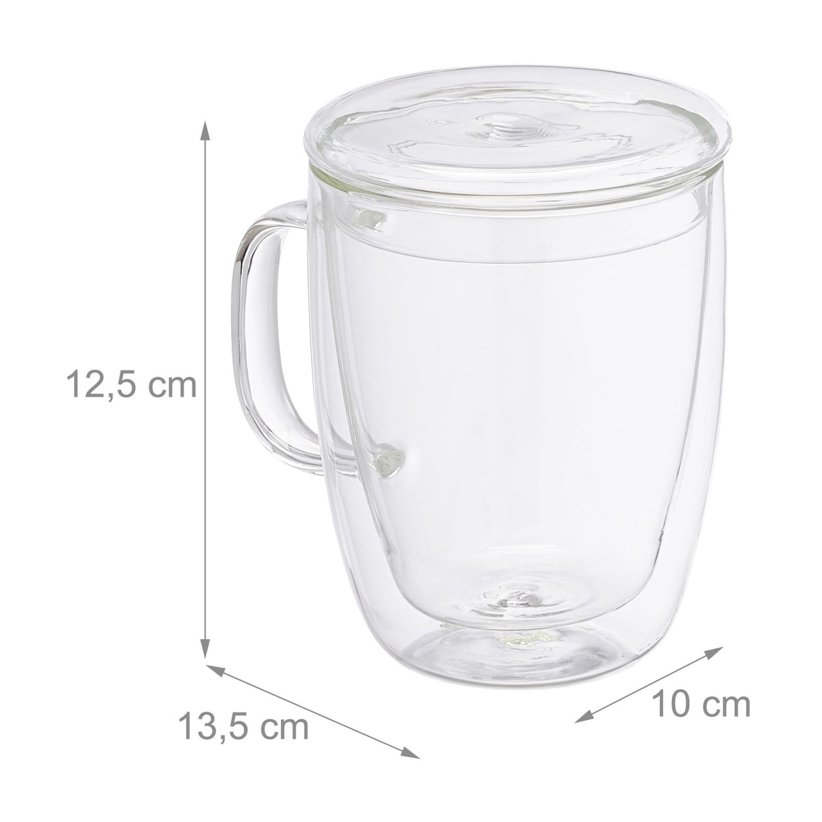 Double Walled Drinking Glasses Set of 2