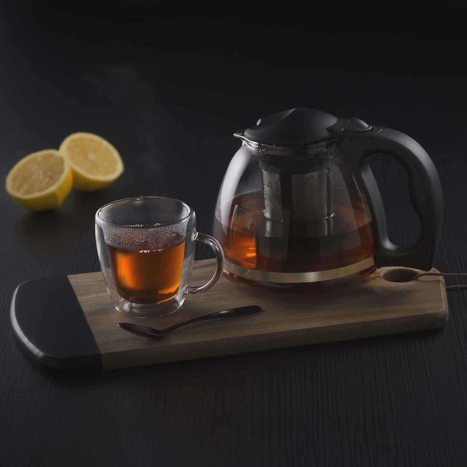 Double-Walled Glass Coffee Cups, 25 cl, Set of 2