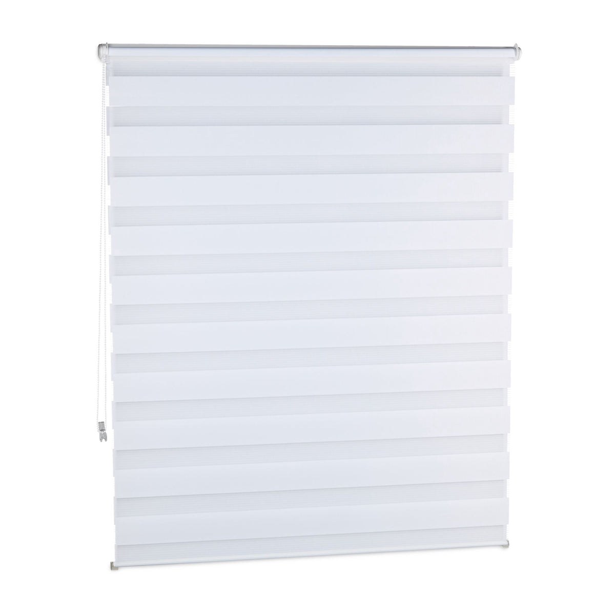 Double roller blind Klemmfix without drilling in white