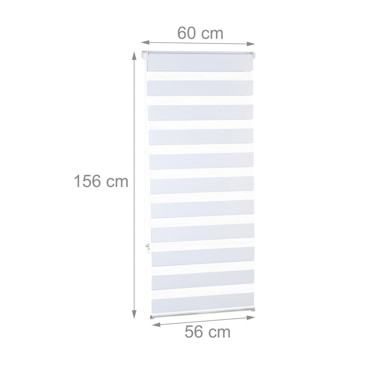 Double roller blind Klemmfix without drilling in white