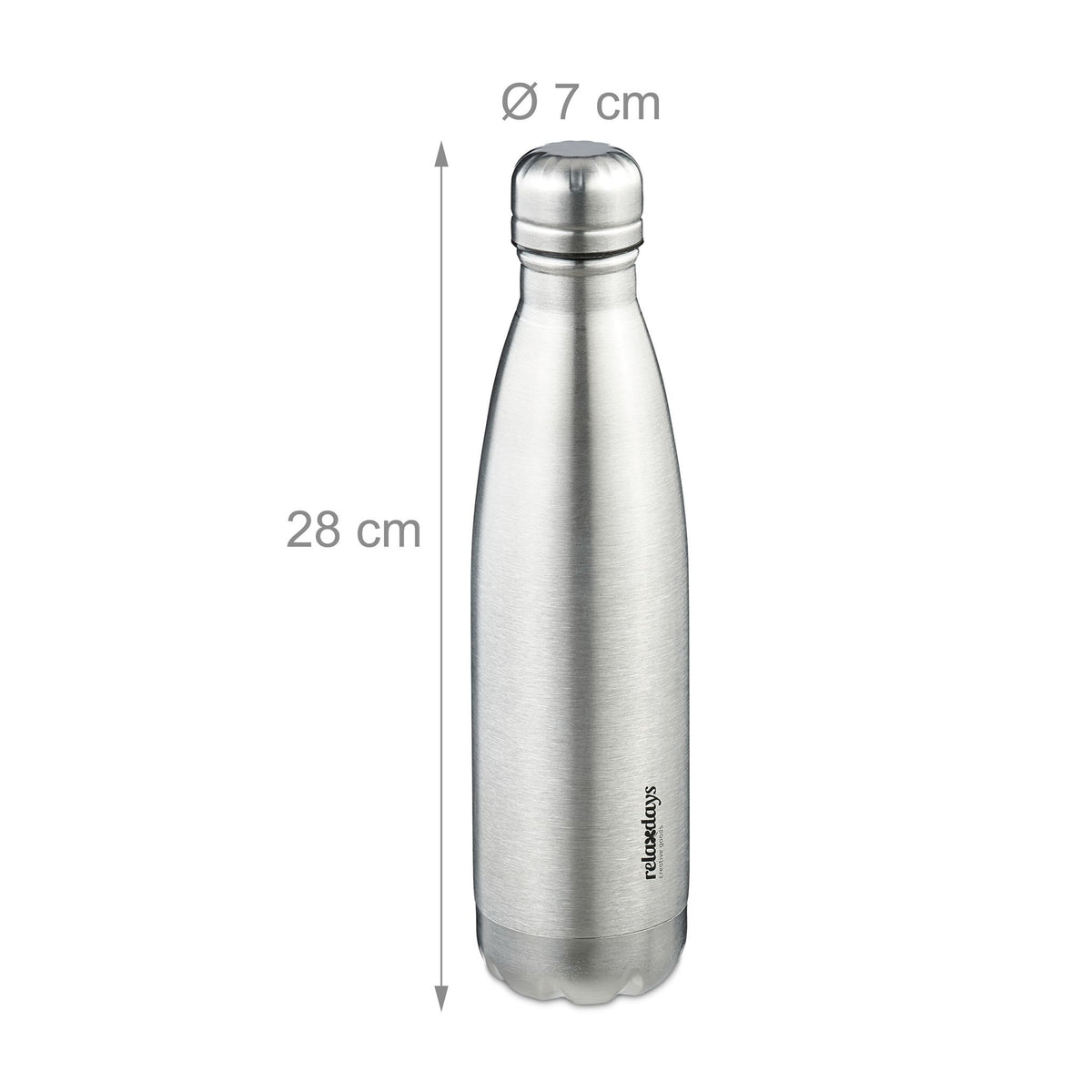 Drinking bottle in stainless steel 500 ml