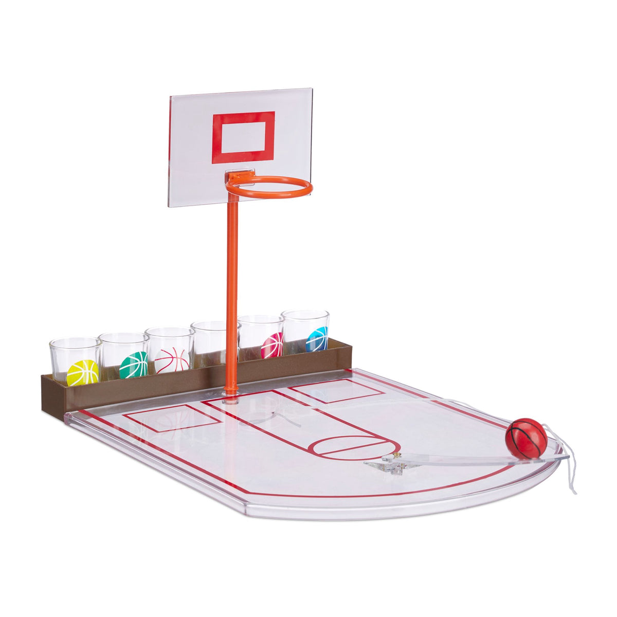 Drinking game with basketball