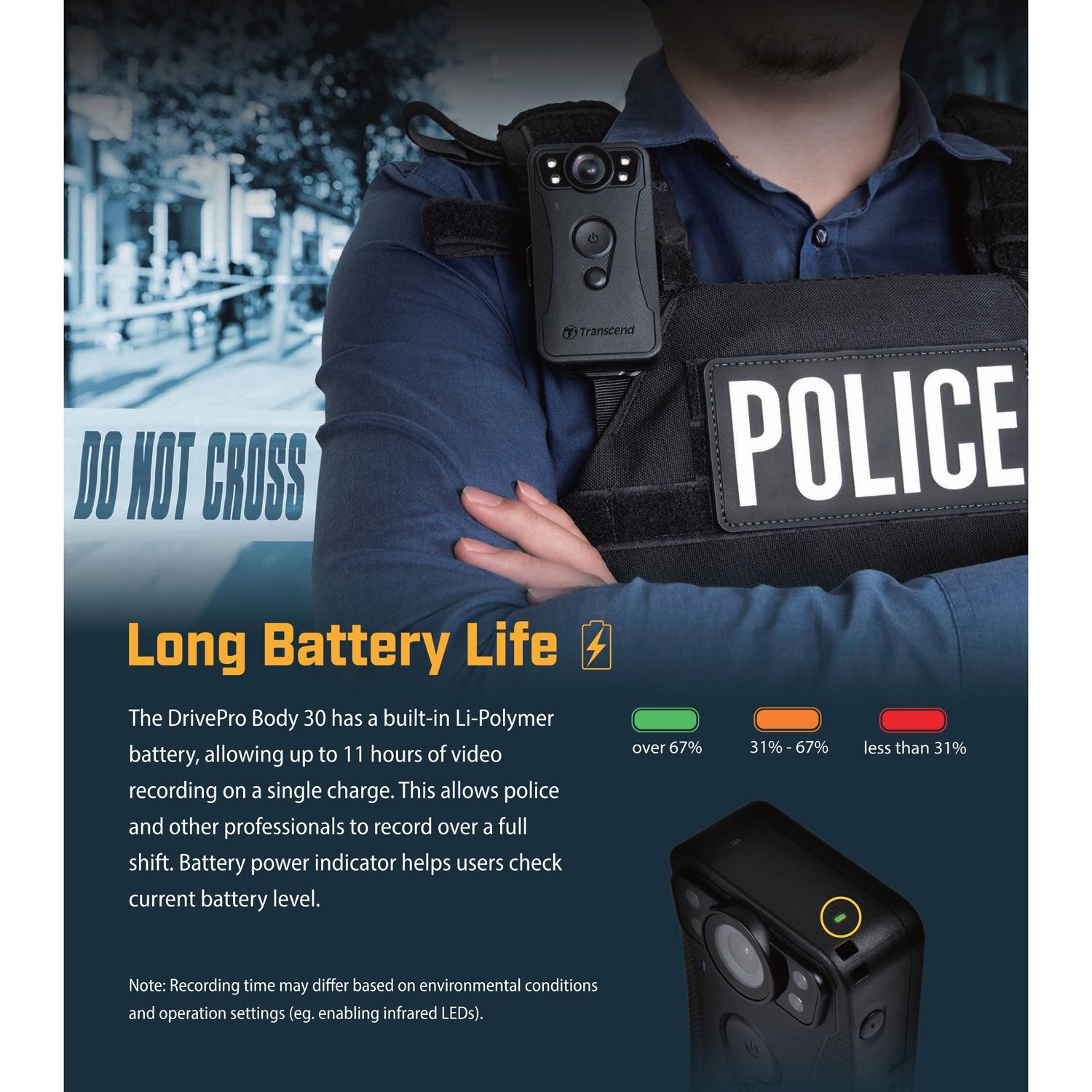 DrivePro Body 30 Body Camera 1440P 64Gb