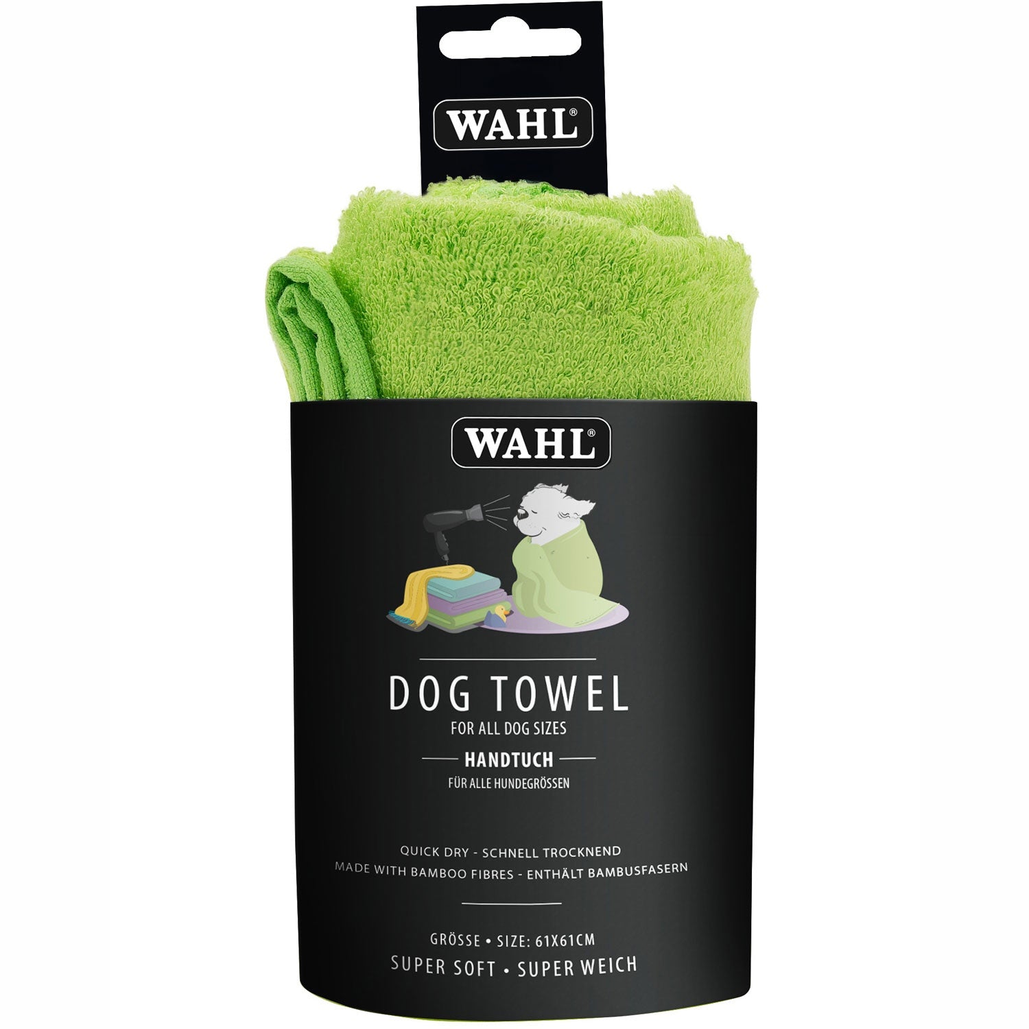 Drying towel, Bamboo fibers and cotton