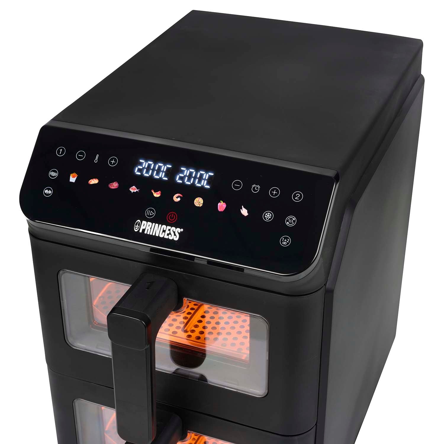 Dual Basket Air Fryer, 2x5L, 3000W