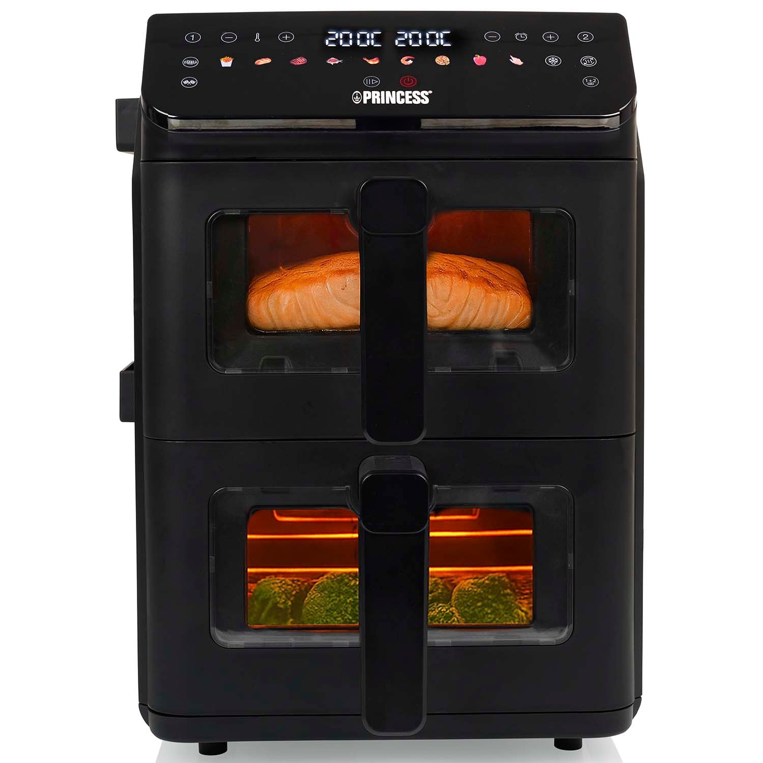 Dual Basket Air Fryer, 2x5L, 3000W