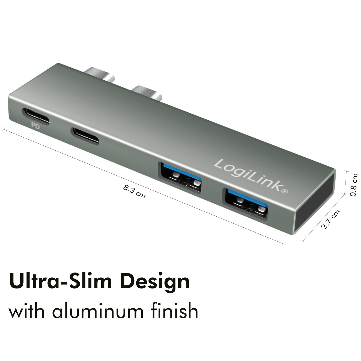 Dual USB 3.2 Gen2x2 hub 4 ports PD 100W