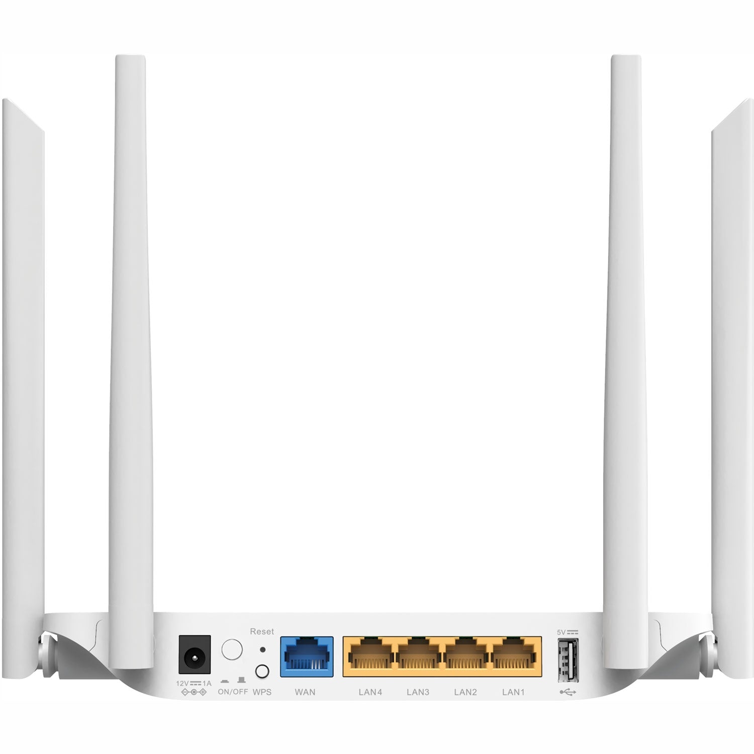 Dual band Wifi router 1200Mbit 4x Gigabit LAN