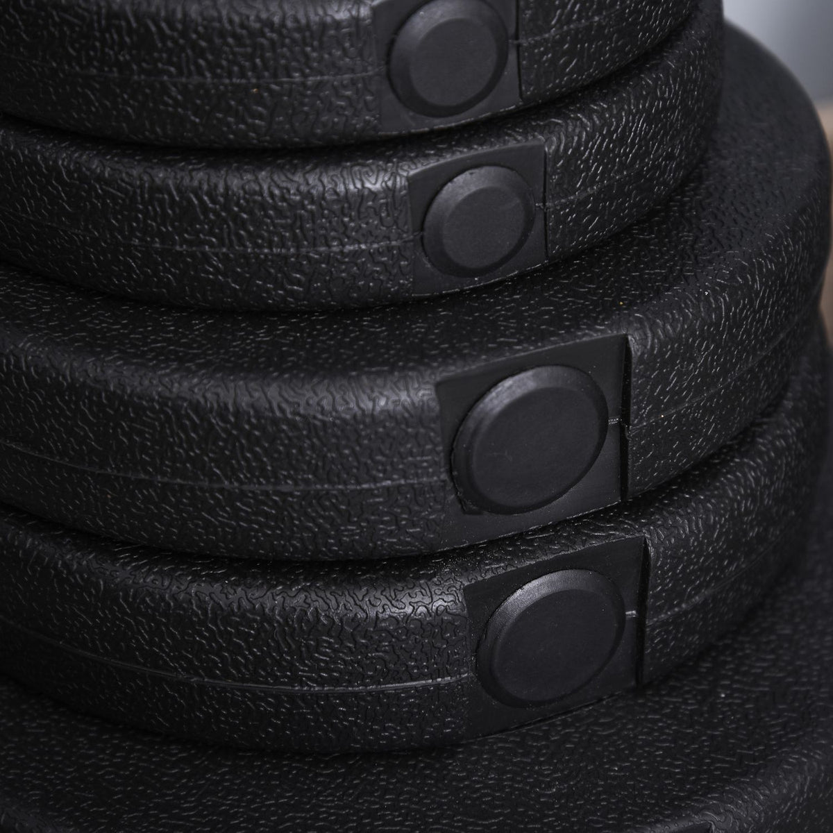 Dumbbell Set 40 Kg, Steel Dumbbell Set, Set Of 2 Dumbbells With 12 Weight Plates, Floor-Friendly, For Strength Training And Fitness, Black