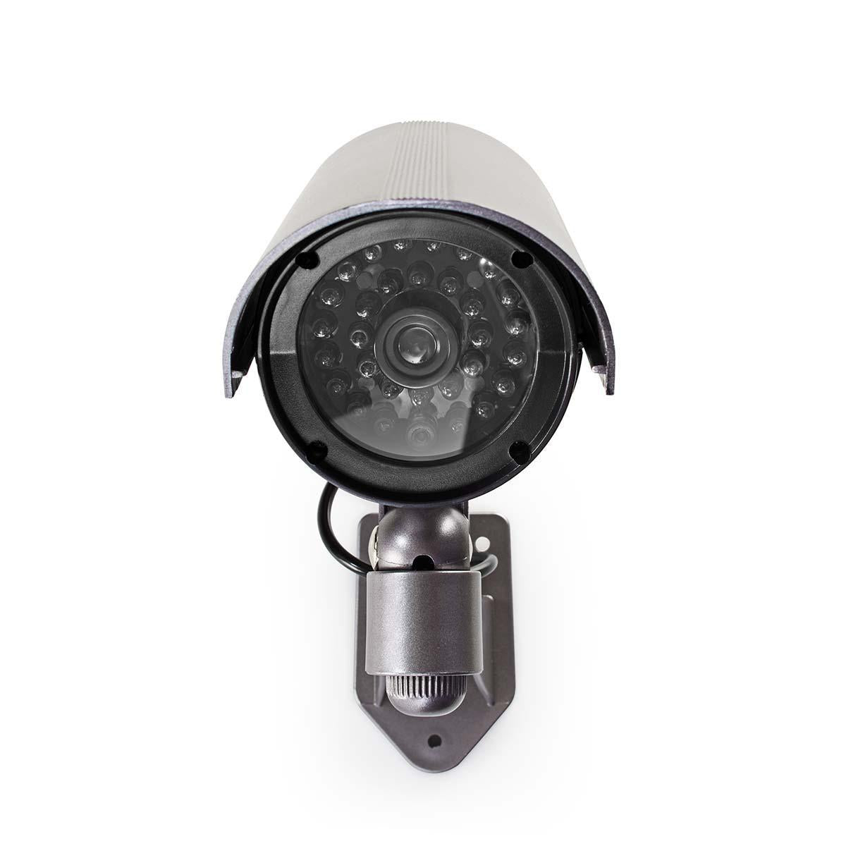 Dummy Security Camera | Bullet | IP44 | Battery powered | Outdoors | Including wall bracket | Gray