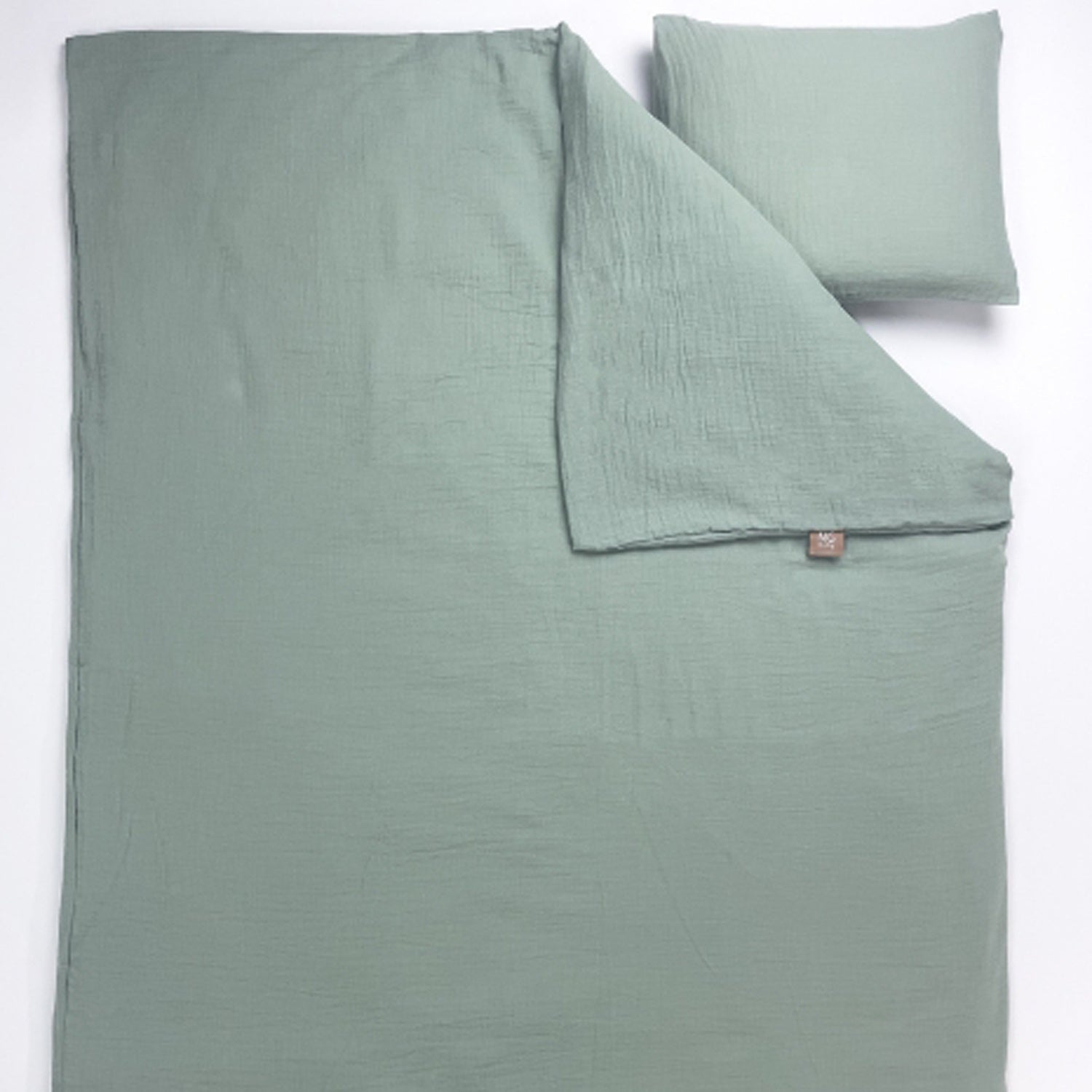 Duvet cover Vagga/Vagga Muslin Frosty Green